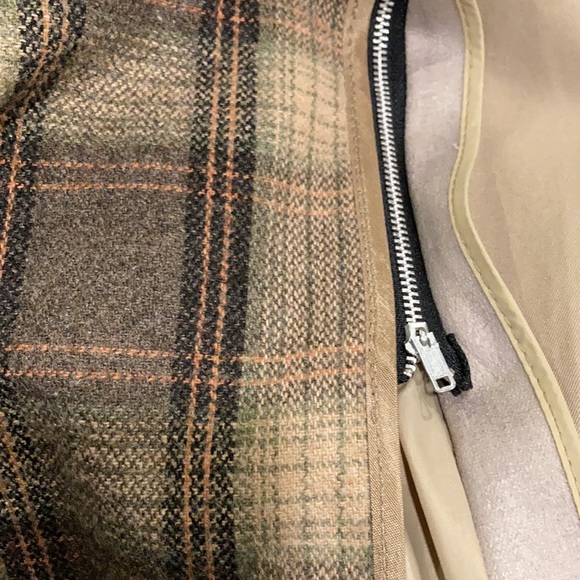 Vintage 80s London Fog Belted Trench Coat Size 6p Removable Inner Wool Lining - Picture 5 of 16